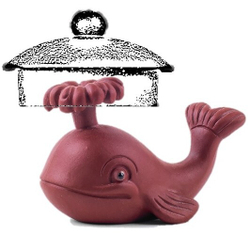 316025 Фигурка "Кит - подставка под крышку", керамика
