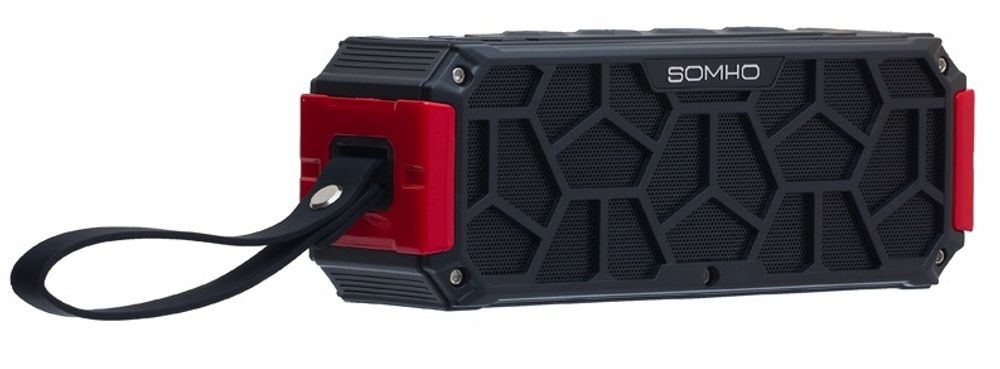 Колонка Bluetooth SOMHO S308 Black-Red