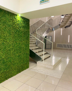 Вертикальное озеленение искусственным мхом центрального офиса "Центр-Инвест Банка" г.Ростов