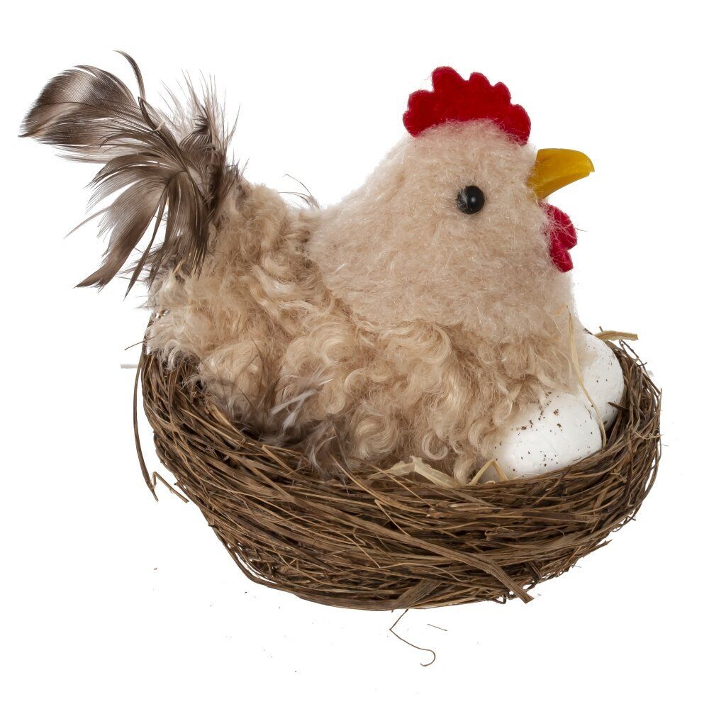 GAEM Изделие декоративное "Гнездо пасхальное" (блок 6шт), L7 W7 H7 см, 3в.