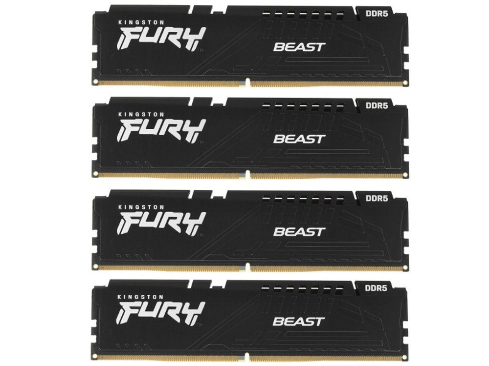 Оперативная память Kingston KF560C40BBK4-64, DDR5 4х 64ГБ 6000 МГц, DIMM, RTL