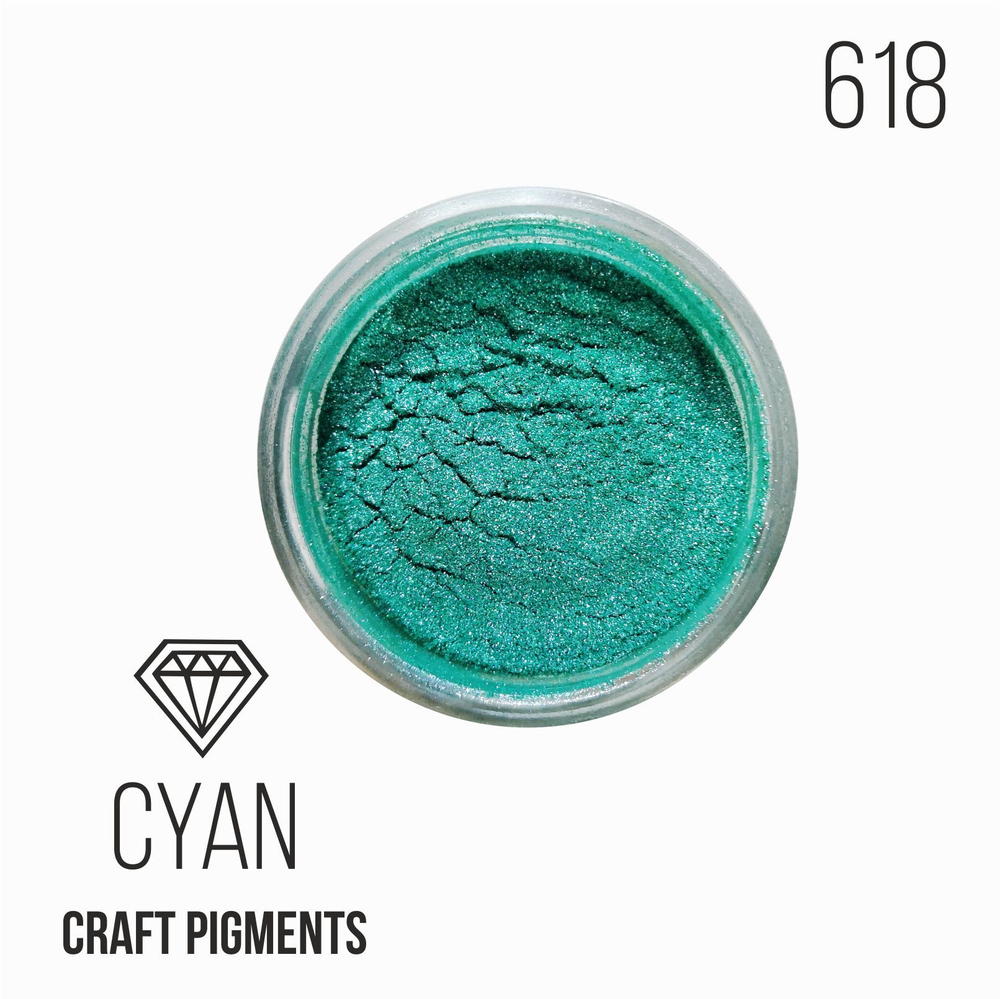 CraftPigments "Cyan",сине-зеленый, 25мл