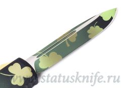 Нож Microtech Ultratech 121-1SPDS Green Lucky Cloverфотография - 6