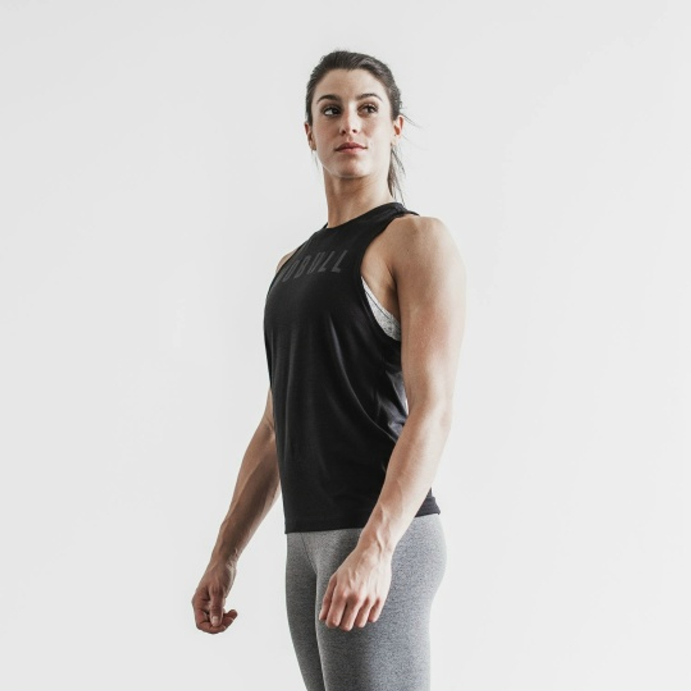 Майка NOBULL черная длинная