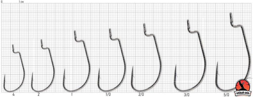 Крючки офсетные Lucky Jonn PREDATOR LJ355 #2 8шт