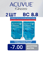 Двухнедельные контактные линзы Acuvue Oasys (2 линзы)