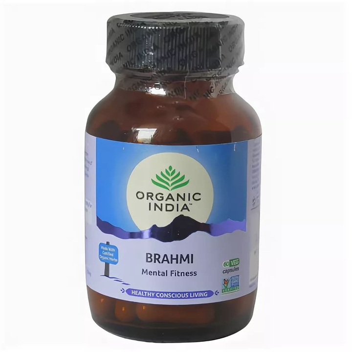 БАД Organic India Brahmi Брахми 350 мг 60 капс