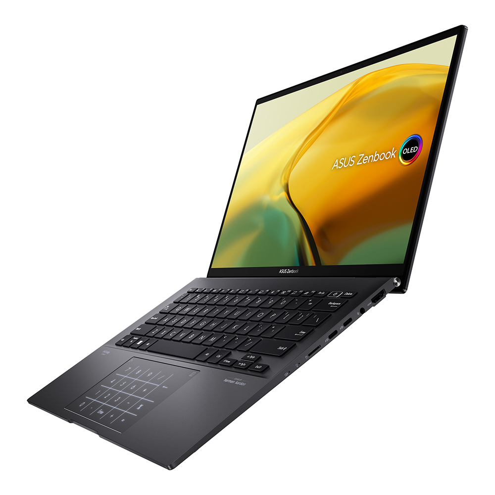 Ноутбук ASUS ZenBook 14 OLED UM3402YA-KM139 Ryzen 7-5825U/16G/1T SSD/14" 2.8K(2880×1800) OLED/Radeon Graphics/No OS Черный, 90NB0W95-M008F0