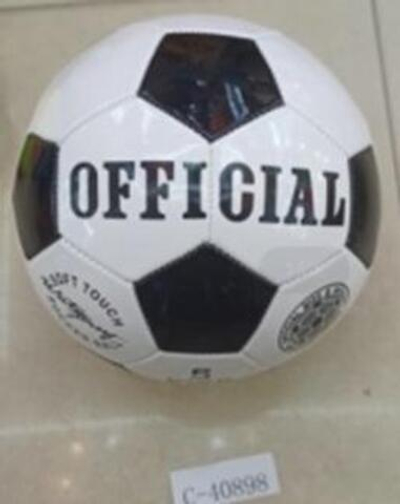 Мяч футбол 260 гр PVC 5 цветов микс, с-40898