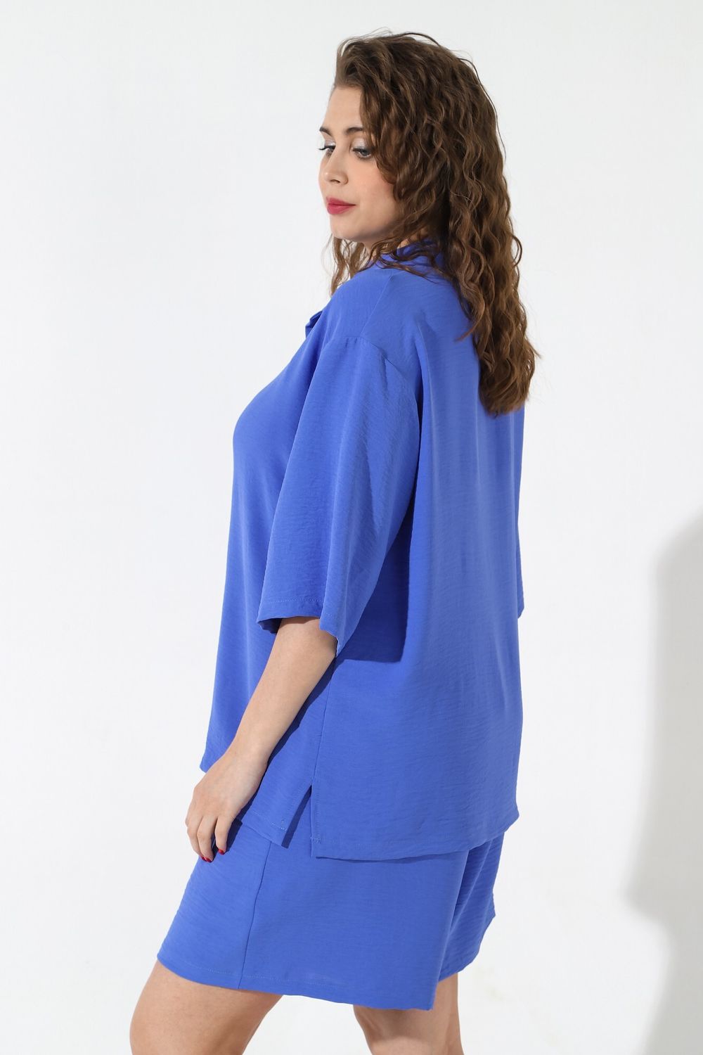 Блуза Жаркий сезон-1 Виотекс СИНИЙ