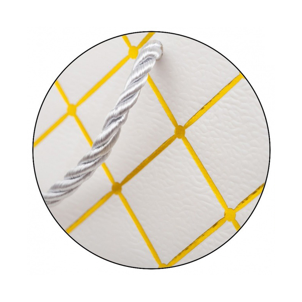 Подарочный пакет Basir, серия "Ромбы", золотое тиснение, 26*12*32 см, ассорти