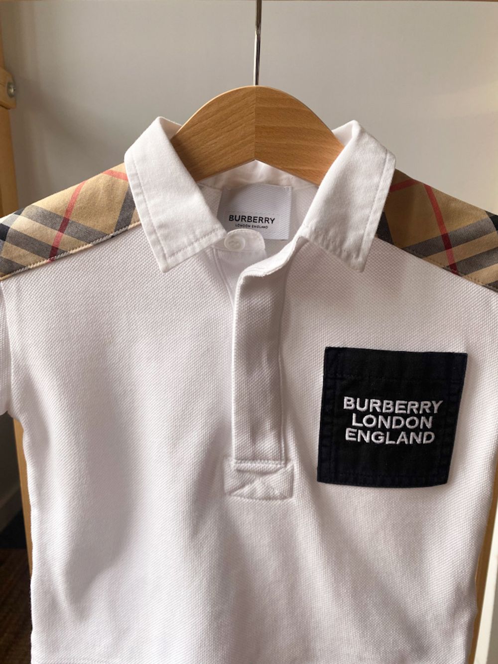 Хлопковое поло  Burberry, 80