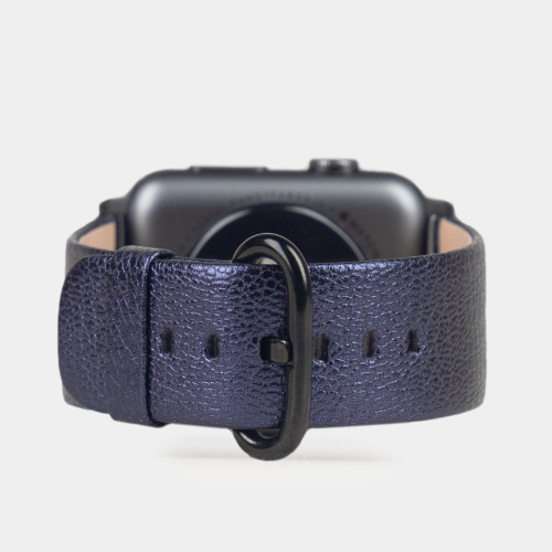 Ремешок для Apple Watch 44/45/46 mm из кожи козы, цвета кобальт