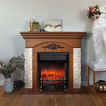 Каминокомплект Real Flame Neapolis NT с очагом Fobos Lux Black (без пульта)