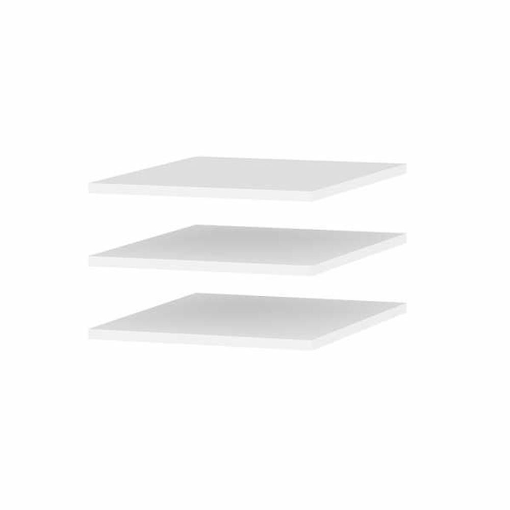 Комплект полок ПЛ-20 для шкафа Симпл ШК-13 белый