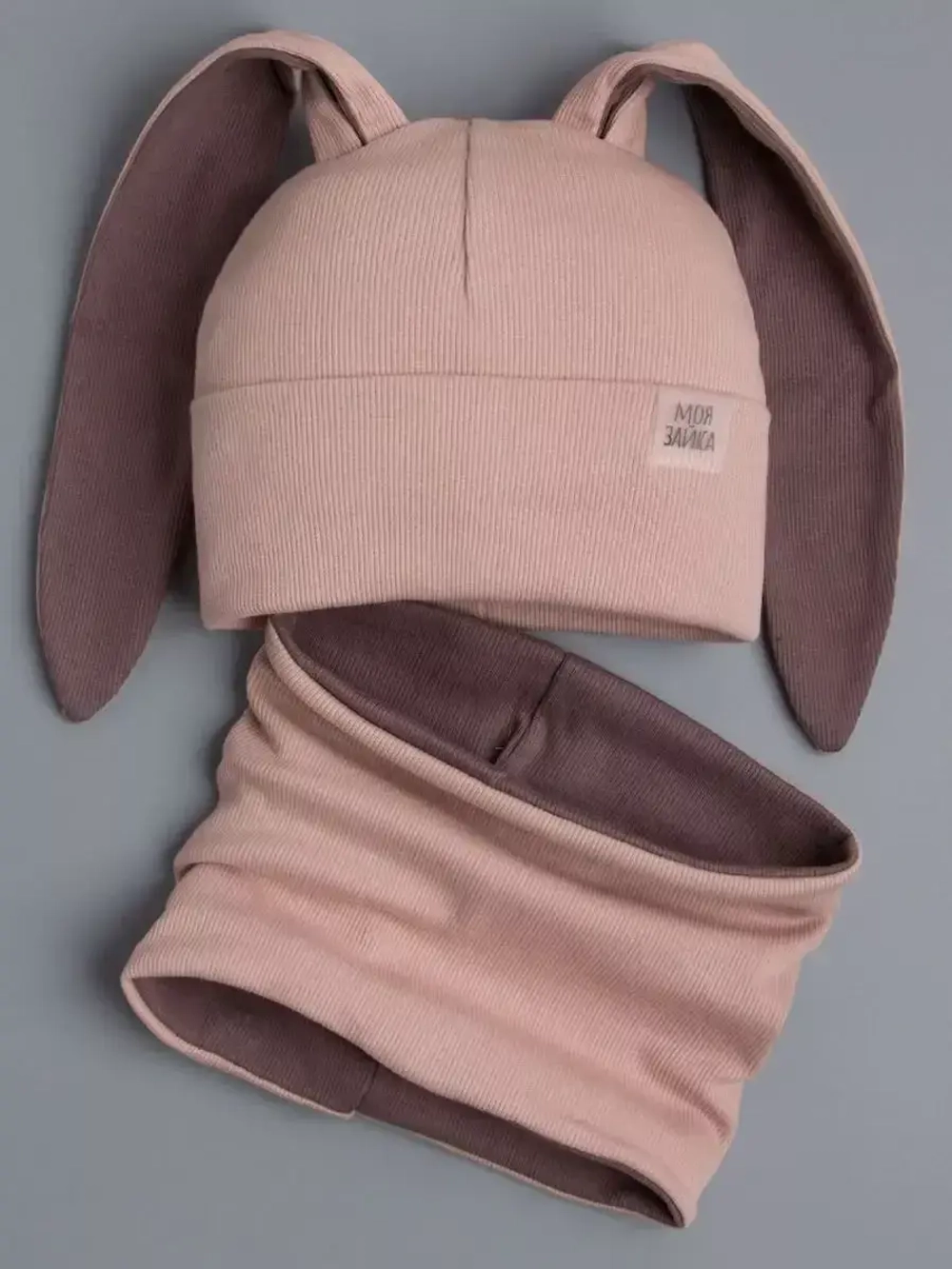 Шапка для девочек осенняя, с ушками