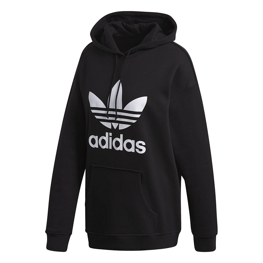 Баскетбольная женская толстовка Adidas Adicolor Trefoil Sweatshirt Black