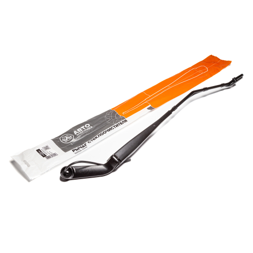 Рычаг стеклоочистителя, ГАЗ, правый, в сборе с форсункой, крюк