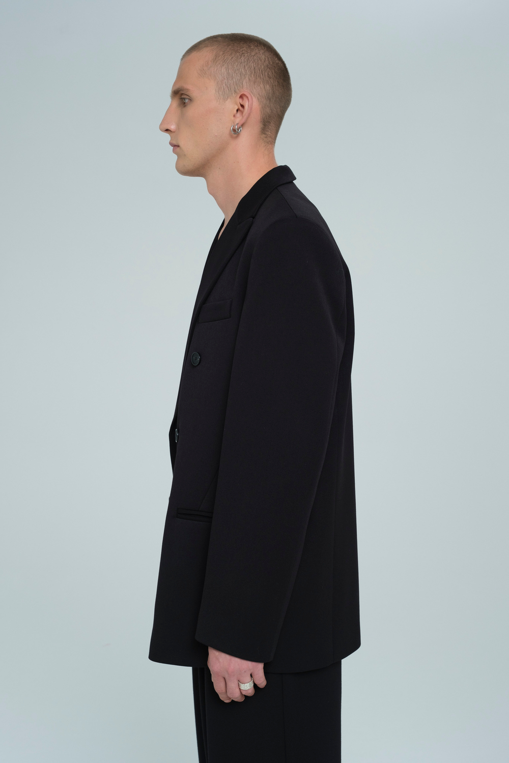 Пиджак двубортный | black