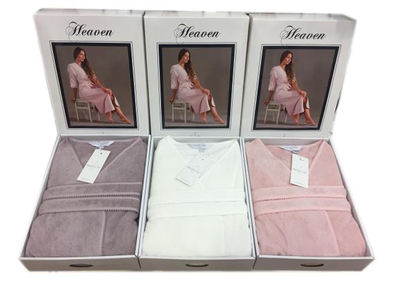 Женский махровый халат HEAVEN - ХЕАВИ Maison Dor Турция