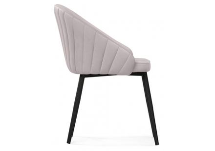 Стул на металлокаркасе Woodville Сутгайн MR-28, черный, ножки черные