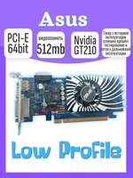 Видеокарта Asus GT210 512Мб LP