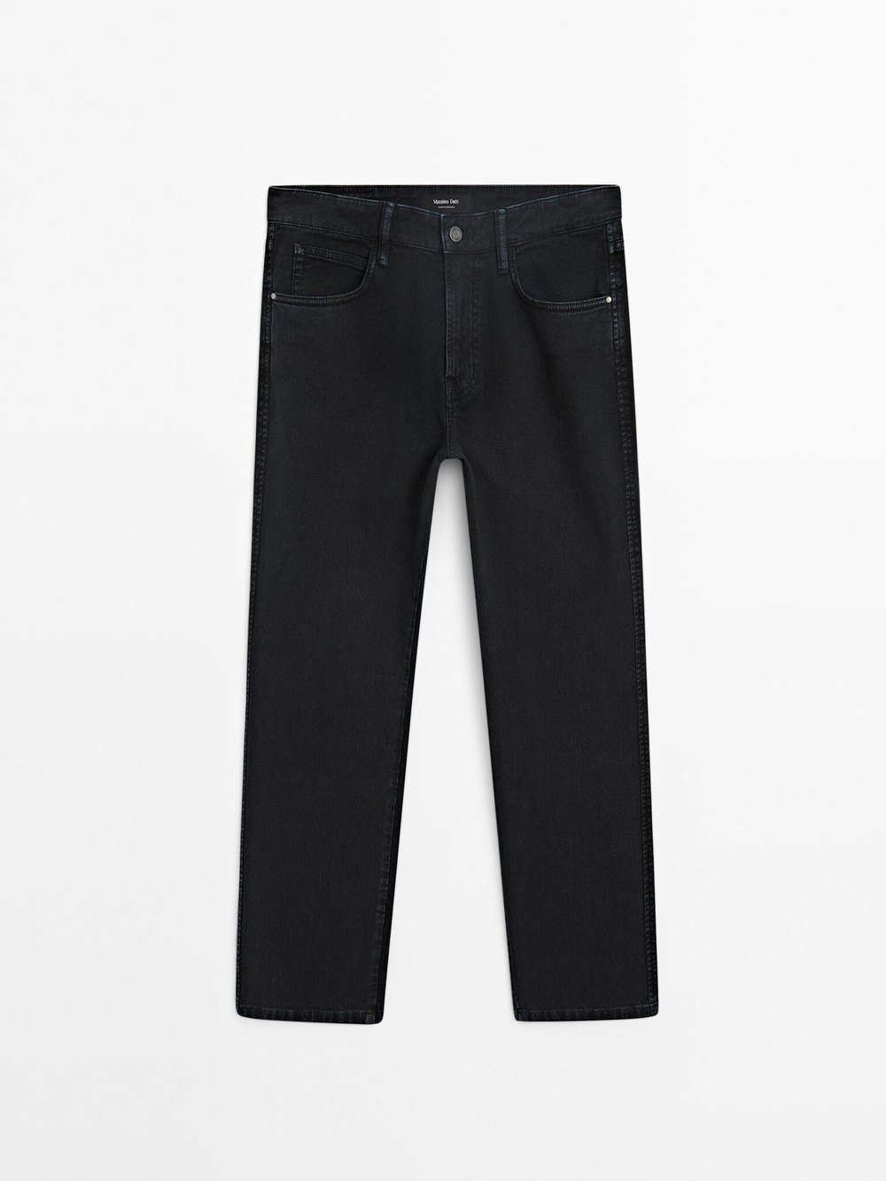 Massimo Dutti Зауженные джинсы, темно-синий