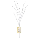 Ветка декоративная «Изящный блеск» 50 см, Белый