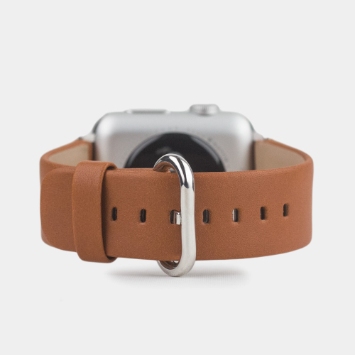 Ремешок для Apple Watch 40/41/42 mm из кожи теленка, коричневого цвета