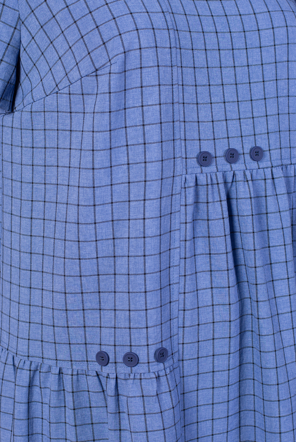 Платье женское 1843ЮП, клетка #259Клж051843ЮП