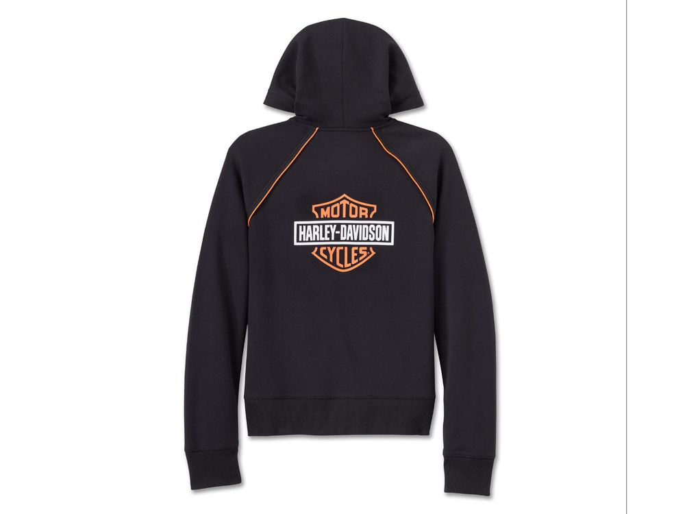 Толстовка Women's Classic B&S Zip Front Hoodie Harley-Davidson