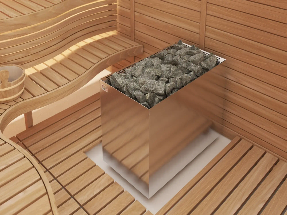 Электрическая печь SAWO NORDEX NRNF-180NS-V12-Z (18 кВт, внутри оцинковка, снаружи нержавейка, выносной пульт (пульт и блок мощности докупаются отдельно)