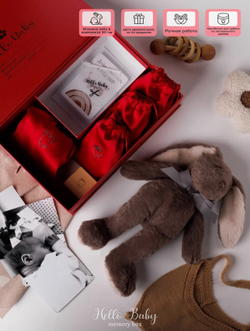 MemoryBox красный "Игрушка Зайка"