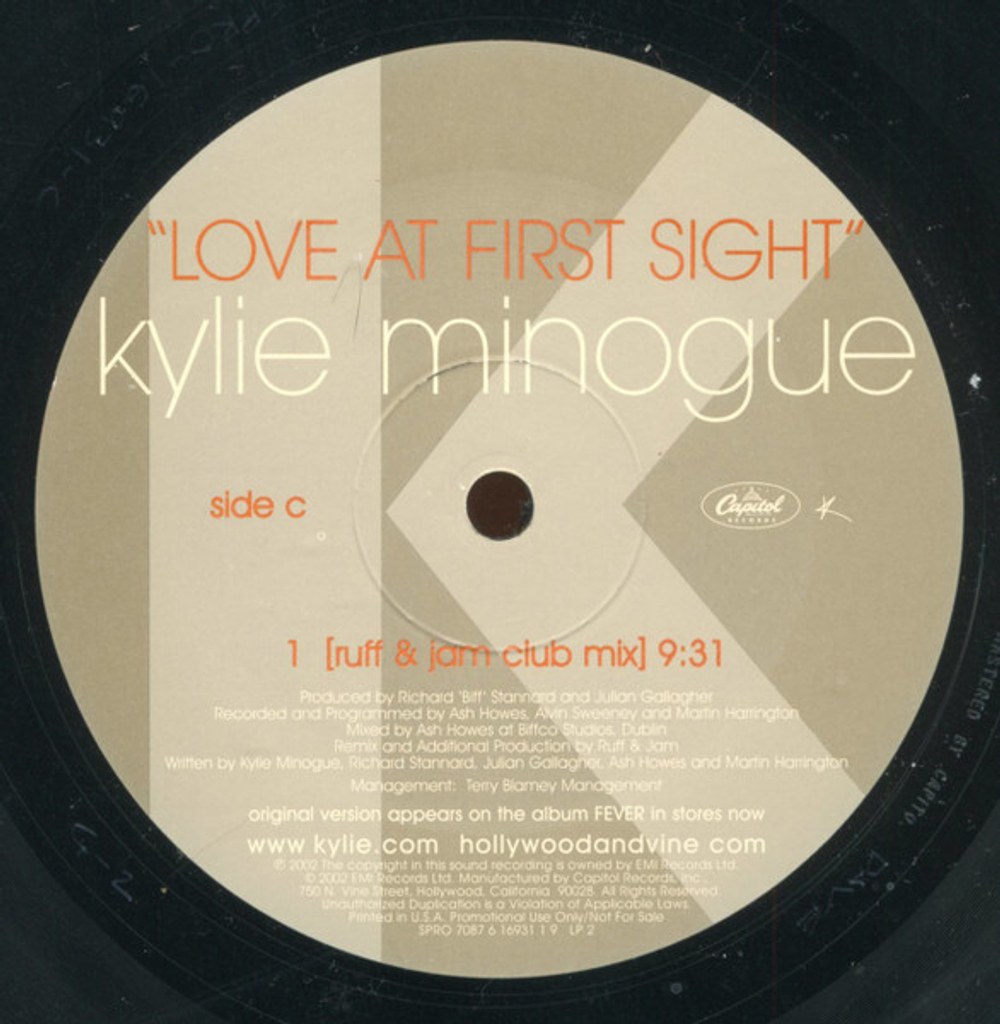 Kylie Minogue / Love At First Sight (2x12" Vinyl Single)