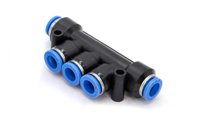 Пневмофитинг цанговый разветвитель PK