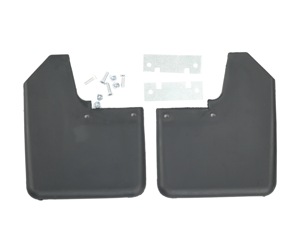 Брызговик ВАЗ 2121 НИВА передний (к-т из 2 шт.) ТЭП (термоэластопласт) в сборе (ПолиуретанДеталь) ( ОЕ 2121-8404310/11 )