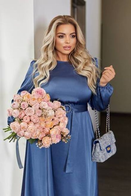 Платье шелковое УК-669-10 Fabrika Фото 2