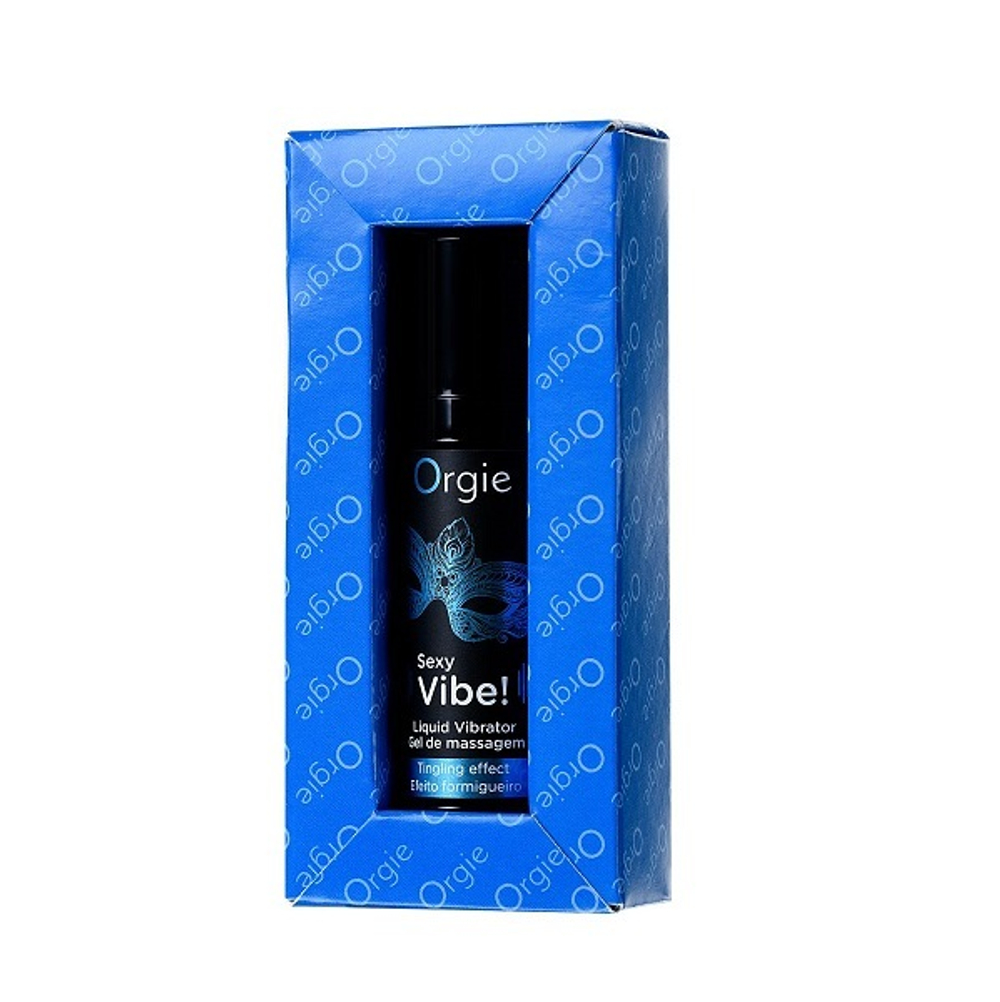 Гель для массажа с эффектом вибрации Orgie Sexy Vibe Liquid Vibrator 15мл