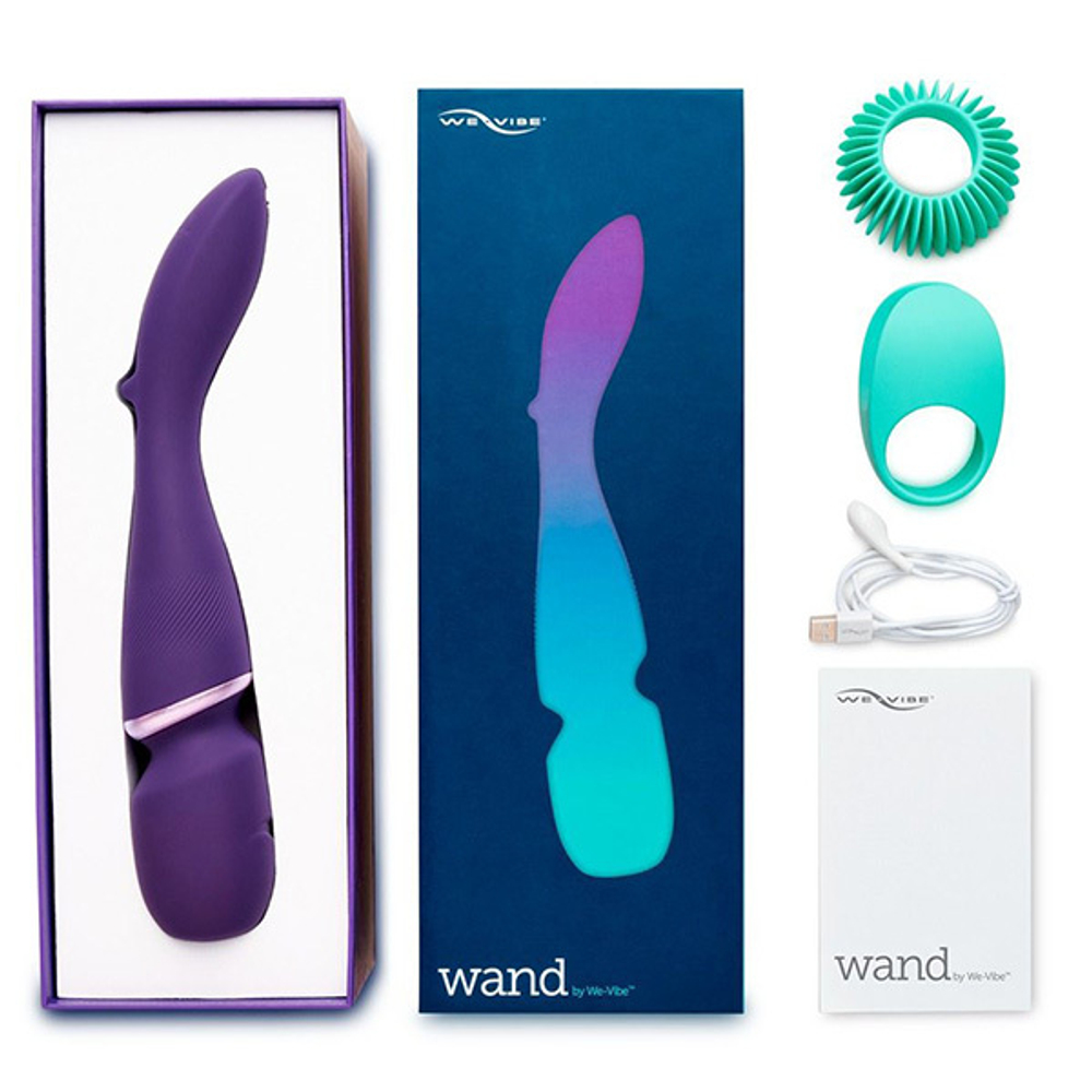Фиолетовый вибратор-жезл 31см We-Vibe Wand SNWDSG4