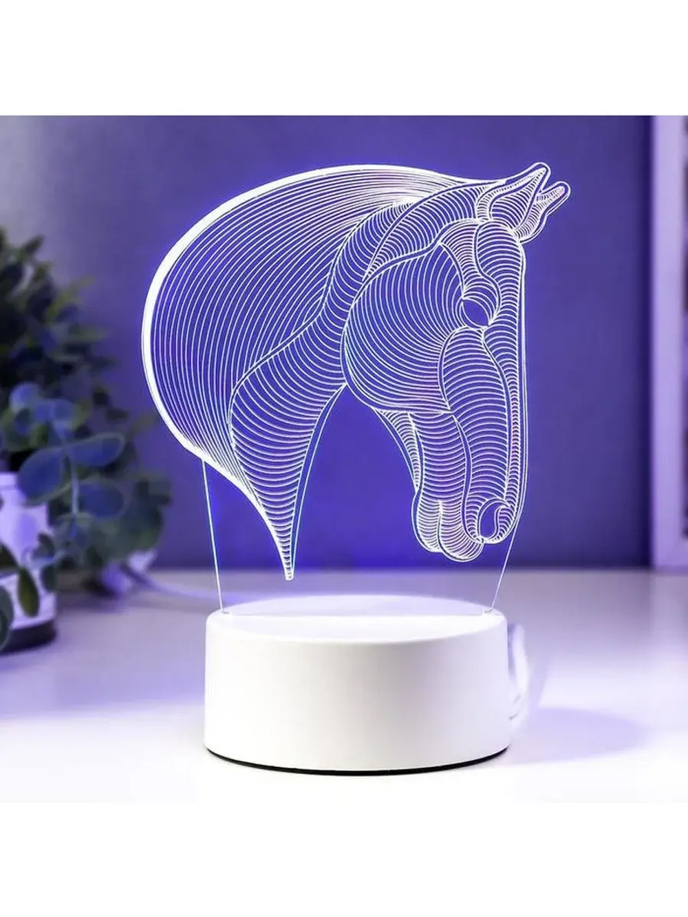 Светильник «Лошадь» LED RGB от сети