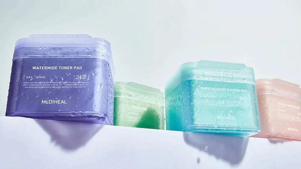 Mediheal Watermide Moisture Toner Pad интенсивно увлажняющие тонер-пэды с ледниковой водой и мочевиной