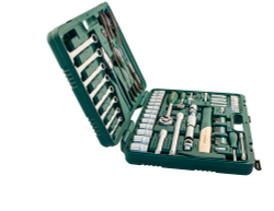 S04H52477S Набор инструмента универсальный 1/4", 1/2"DR, 77 предметов