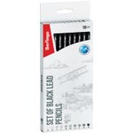Набор карандашей чернографитных 10шт. 3Н-3В, Berlingo, картон.уп.