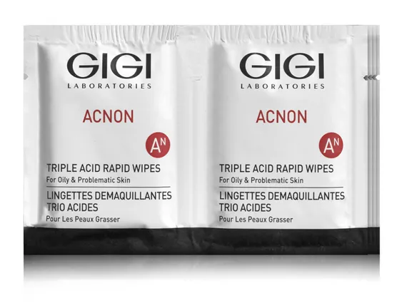 Салфетки влажные Акнон очищающие с кислотами