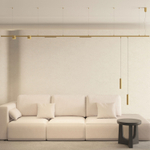 DK5744-SB Светильник для трека SHINE SPOT со светодиодом, D40*H200 кабель 1500мм, 48V DC, 8W, RA?90, 3000K, IP20, сатинированная латунь, алюминий