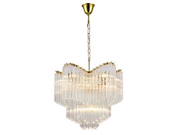 Подвесная люстра 11*E14 8911/C gold золото AMANDA Newport