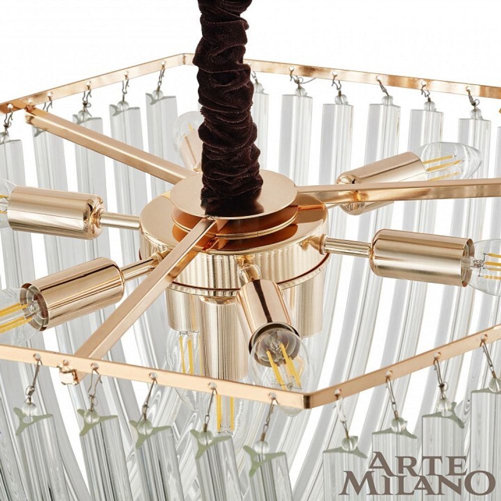 Подвесная люстра Arte Milano AM-97378 S.97378.D600.H430.E14.9 G