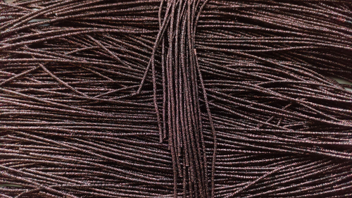 Упругая канитель золото/шоколад 1,8мм