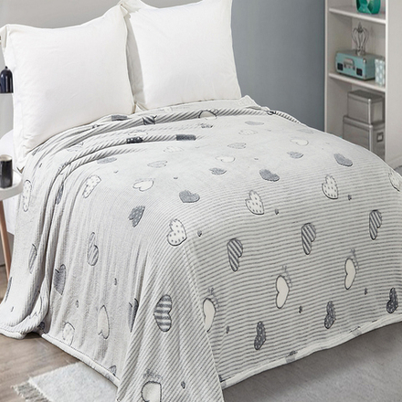 Плед "АВТ. БАМБУК-237", микрофибра, Россия.