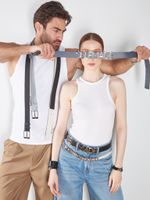 ШИРОКИЙ РЕМЕНЬ НА КОБУРНЫХ КНОПКАХ SELFMADE GRAPHITE